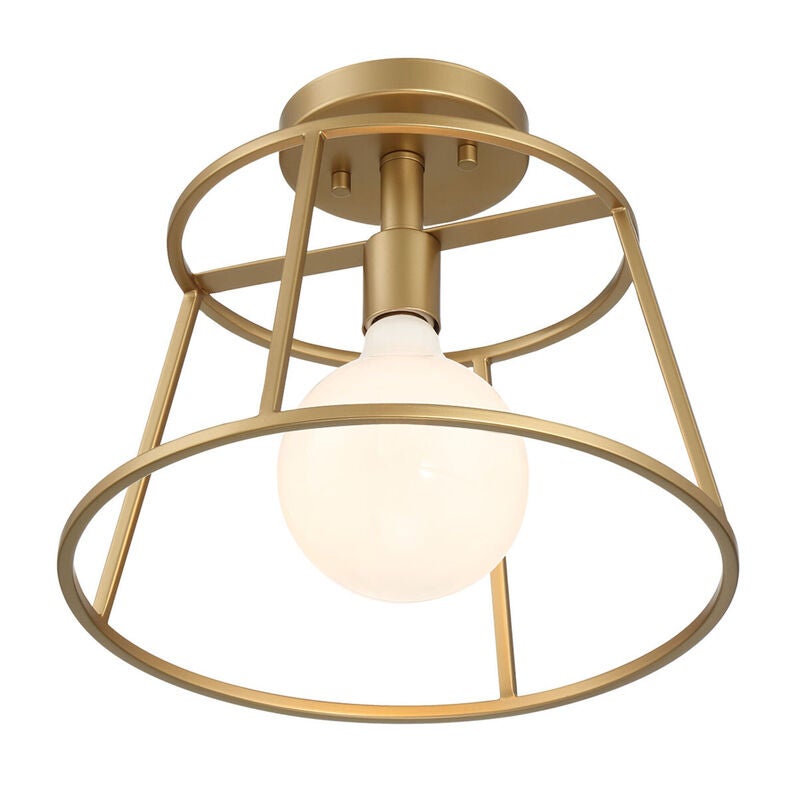 13 Inch Semi Flush Mount by Meridian Lighting